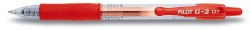 Gelschreiber G2-7, BL-G2-7, 0,4 mm, Gehäuse + Schreibfarbe rot