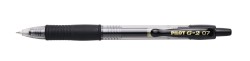 Gelschreiber G2-7, BL-G2-7, 0,4 mm, Gehäuse + Schreibfarbe schwarz