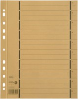 Trennblatt mit Perforation, Manilakarton (RC), 250 g/qm, A4, 240 x 300 mm, gelb