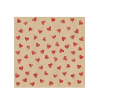 Serviette "My Heart" By Nature 33 x 33 cm 20er Packung